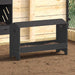 Kylling Fôringsrenne Svart 81 x 32 x 53,5 cm Kaldvalsget Stål