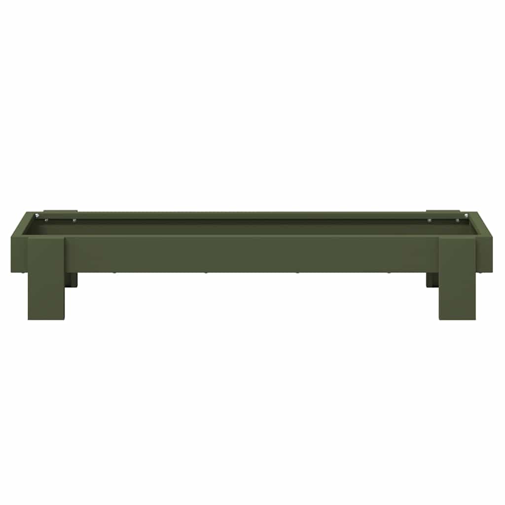 Kylling Fôringsrenne Olivengrønn 80 x 28 x 13.5 cm