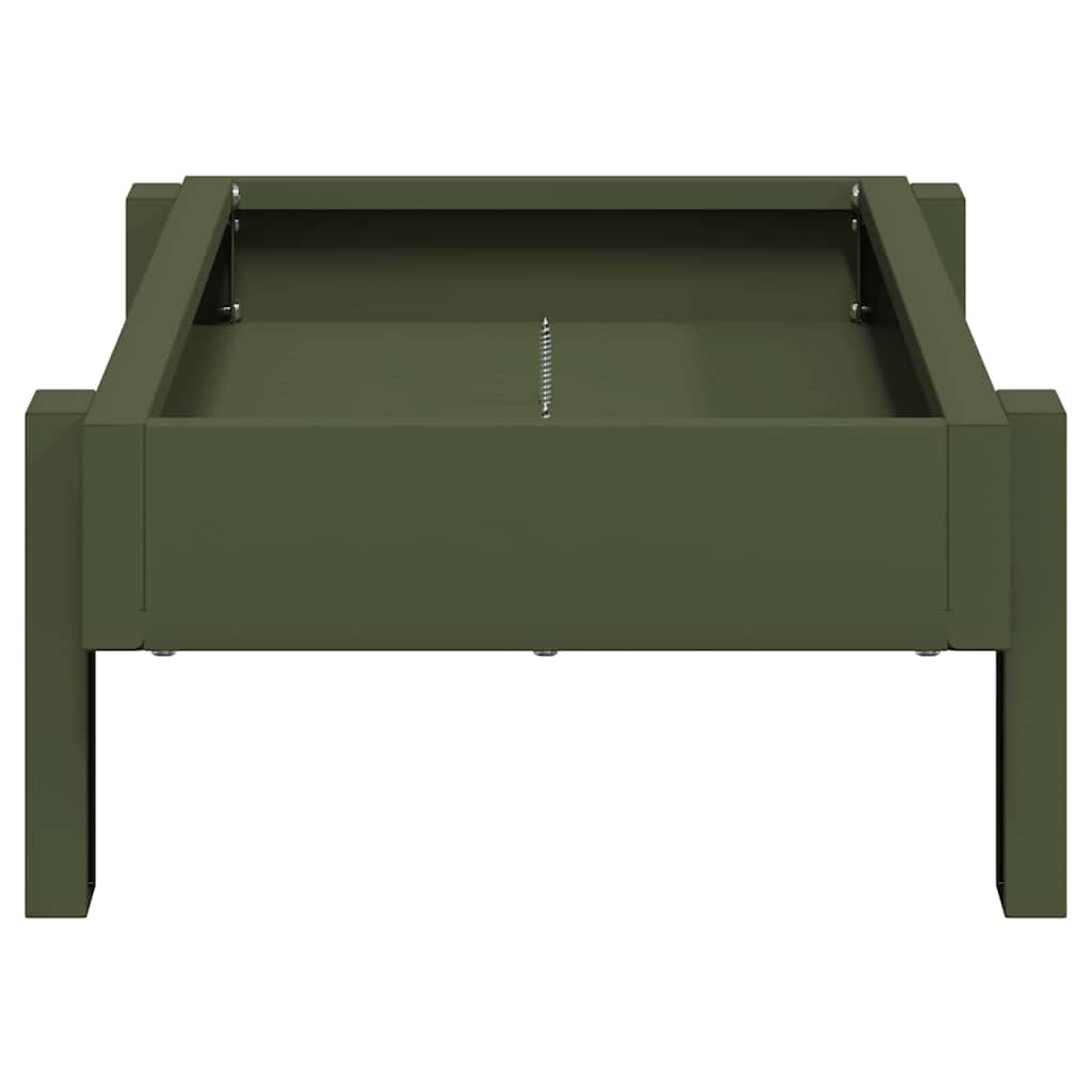 Kylling Fôringsrenne Olivengrønn 80 x 28 x 13.5 cm