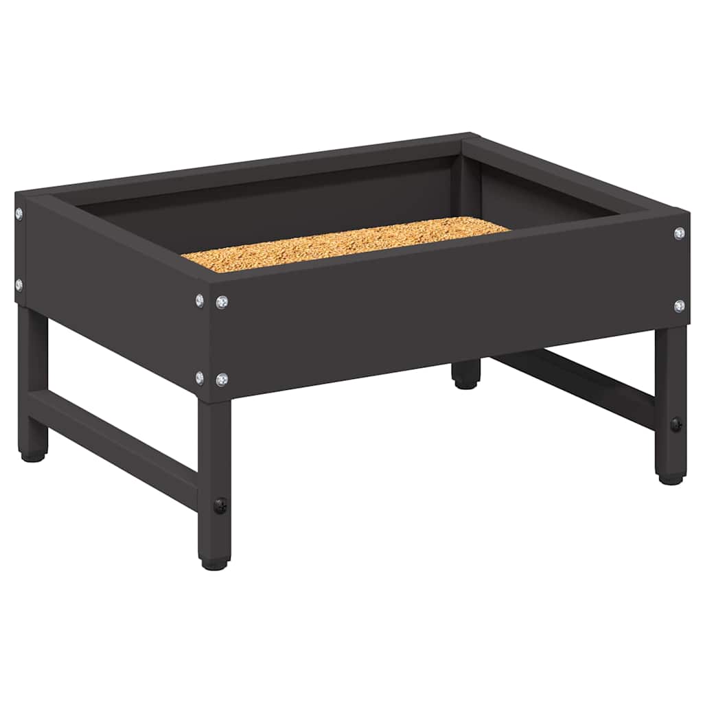 Fuglefrø Svart 80 x 28 x 13.5 cm Kaldvalsget Stål