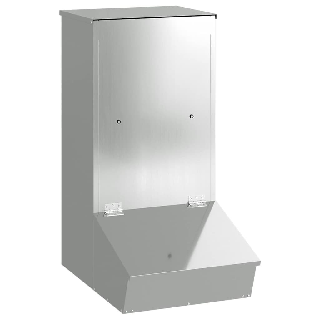 Fôringsautomat for Svin sølv 55 x 38 x 76 cm Galvanisert Stål