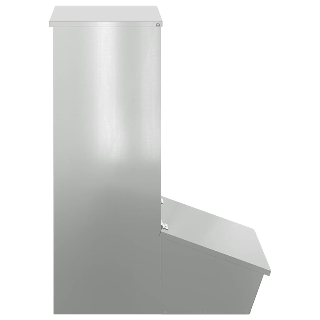 Fôringsautomat for Svin sølv 55 x 38 x 76 cm Galvanisert Stål
