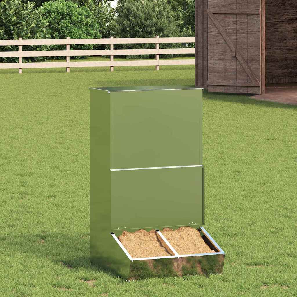 Fôringsautomat for Svin sølv 55 x 51 x 91,5 cm Galvanisert Stål