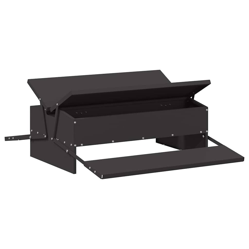 Kylling Trampefrø Svart 75 x 53 x 20,5 cm Kaldvalsget Stål