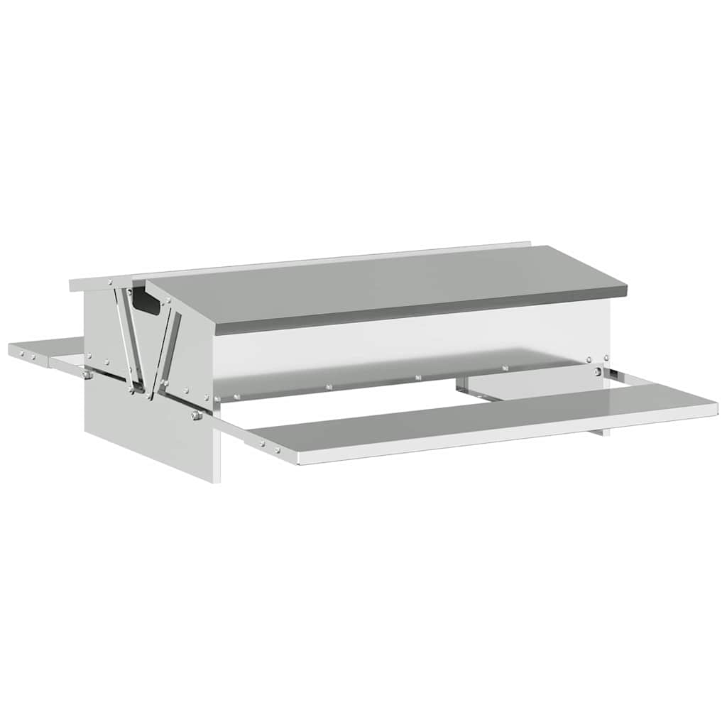 Kylling Trampefrø sølv 75 x 53 x 20,5 cm Galvanisert Stål
