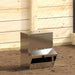 Hønsefutteral sølv 20 x 25 x 35 cm Galvanisert Stål