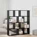 Bokskap Svart Eik 132 x 29 x 141,5 cm Konstruert tre