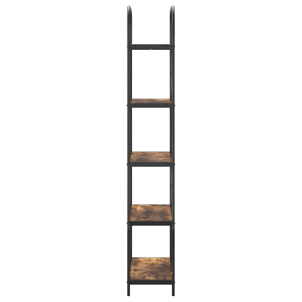 Bokhylle Røkt eik 80 x 30 x 183 cm Konstruert tre