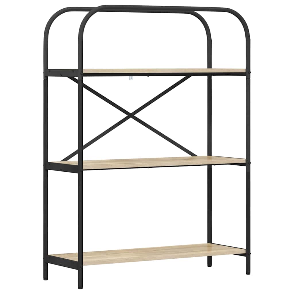 Bokhylle Sonoma eik 80 x 30 x 109 cm Konstruert tre
