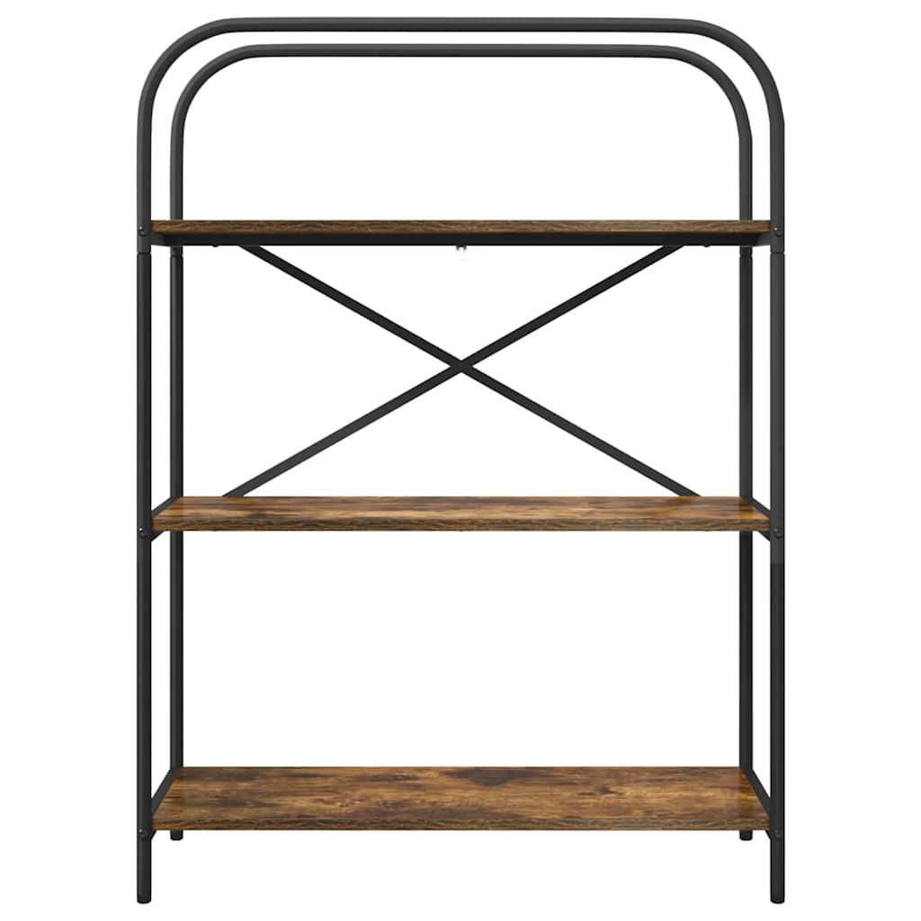 Bokhylle Røkt eik 80 x 30 x 109 cm Konstruert tre