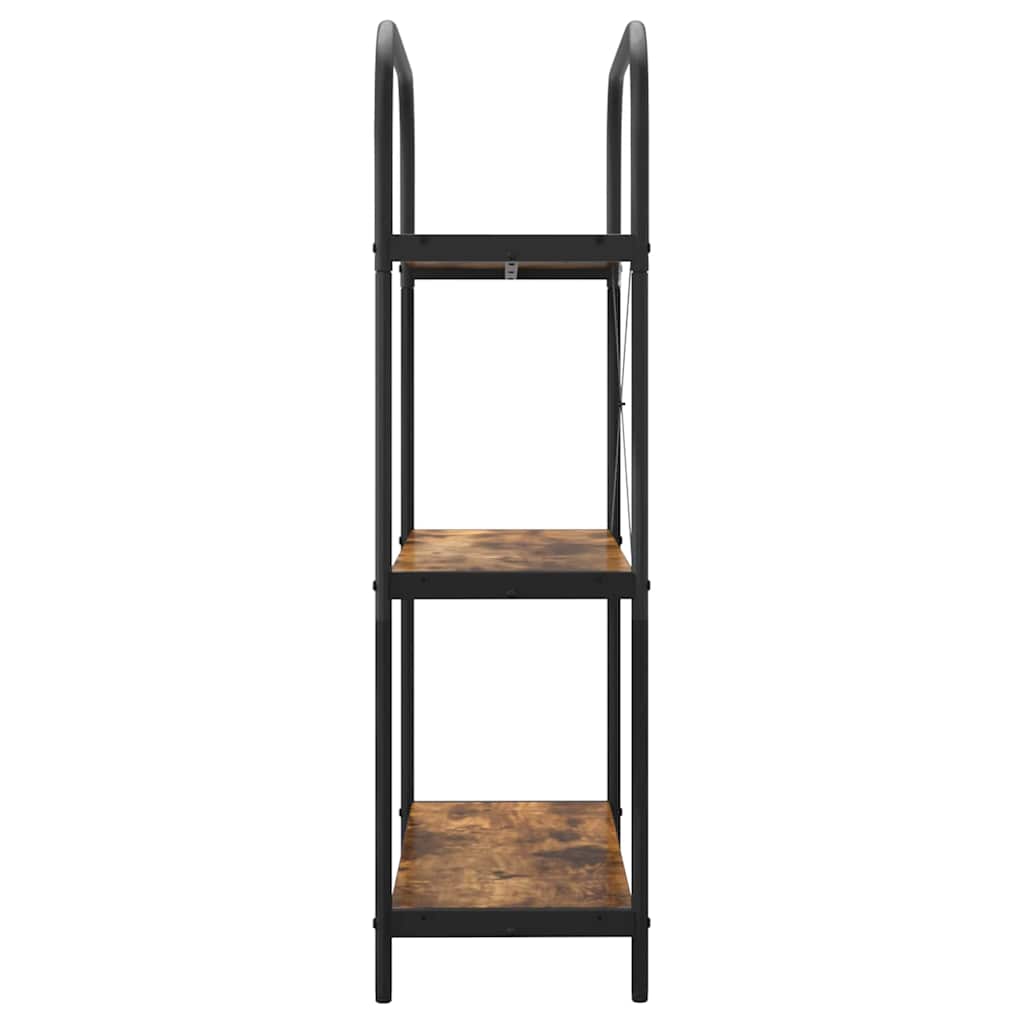 Bokhylle Røkt eik 80 x 30 x 109 cm Konstruert tre