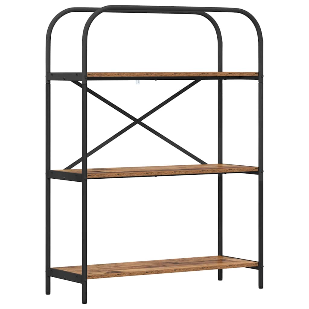 Bokhylle Gammelt tre 80 x 30 x 109 cm Konstruert tre