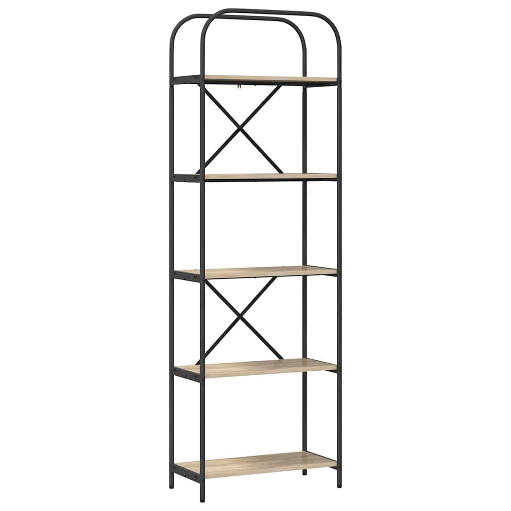 Bokhylle Sonoma eik 60 x 30 x 183 cm Konstruert tre