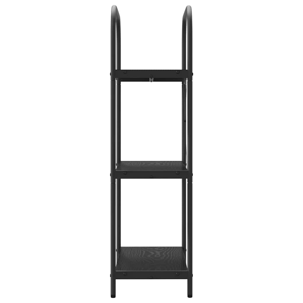 Bokhylle Svart Eik 60 x 30 x 109 cm Konstruert tre