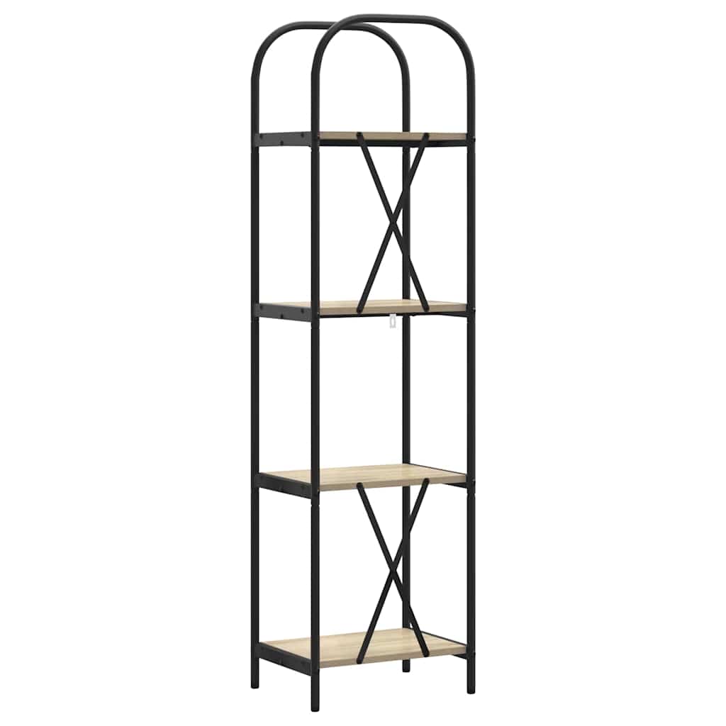Bokhylle Sonoma eik 40 x 30 x 146 cm Konstruert tre