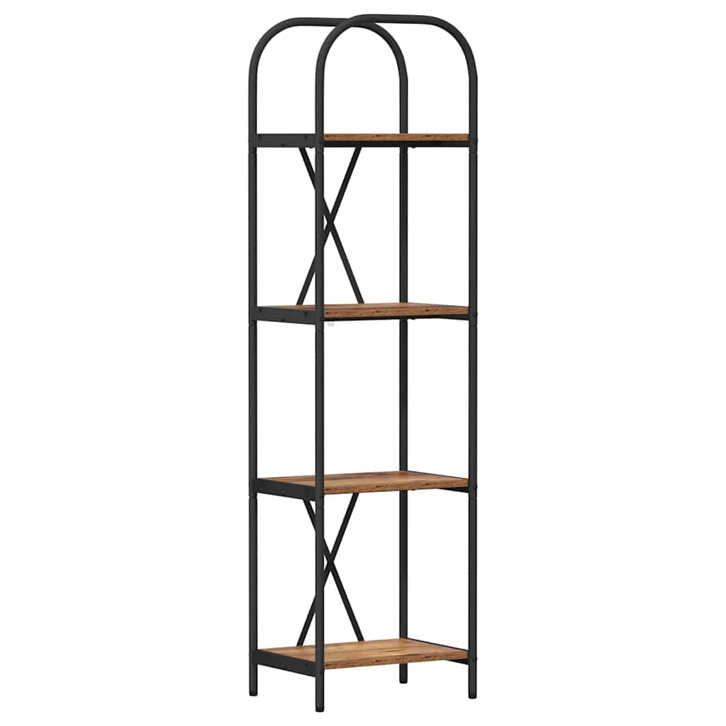 Bokhylle Gammelt tre 40 x 30 x 146 cm Konstruert tre