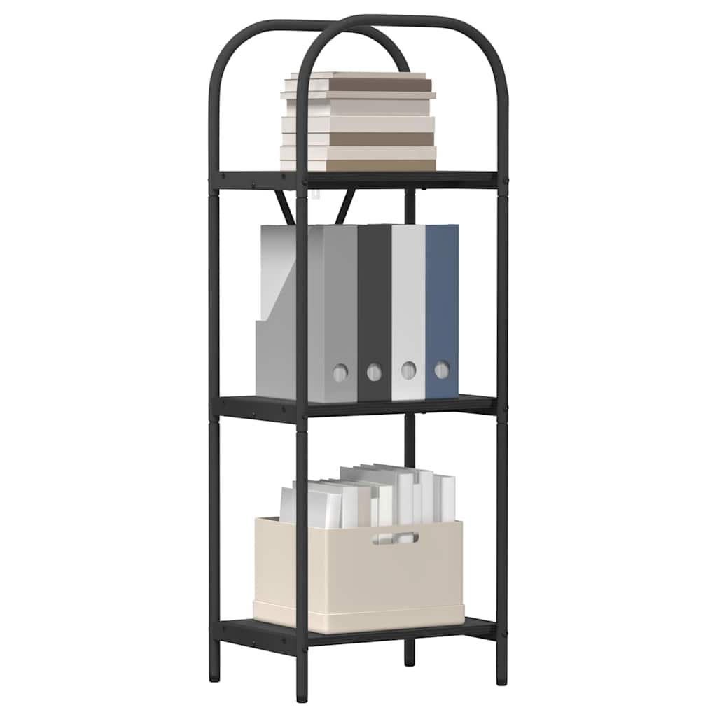 Bokhylle Svart Eik 40 x 30 x 109 cm Konstruert tre