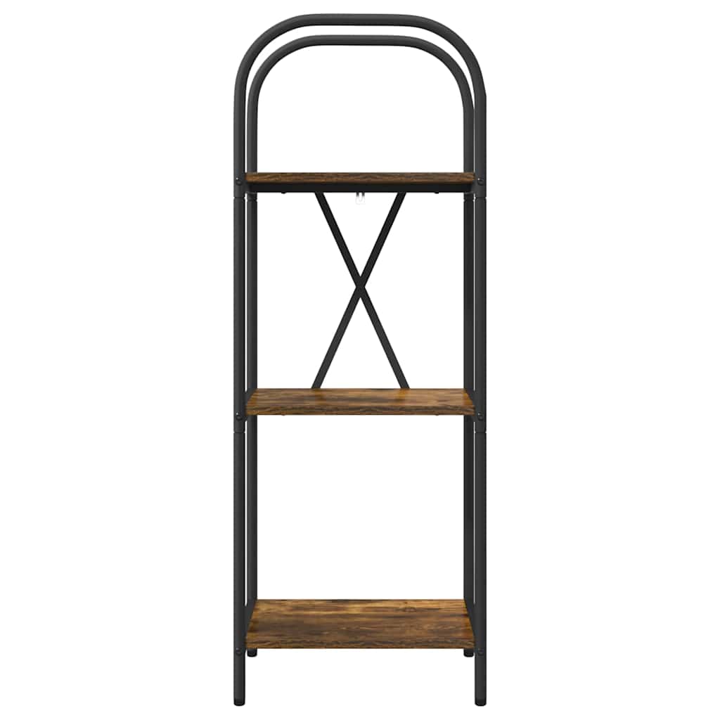 Bokhylle Røkt eik 40 x 30 x 109 cm Konstruert tre