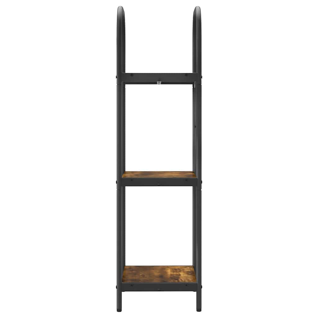Bokhylle Røkt eik 40 x 30 x 109 cm Konstruert tre
