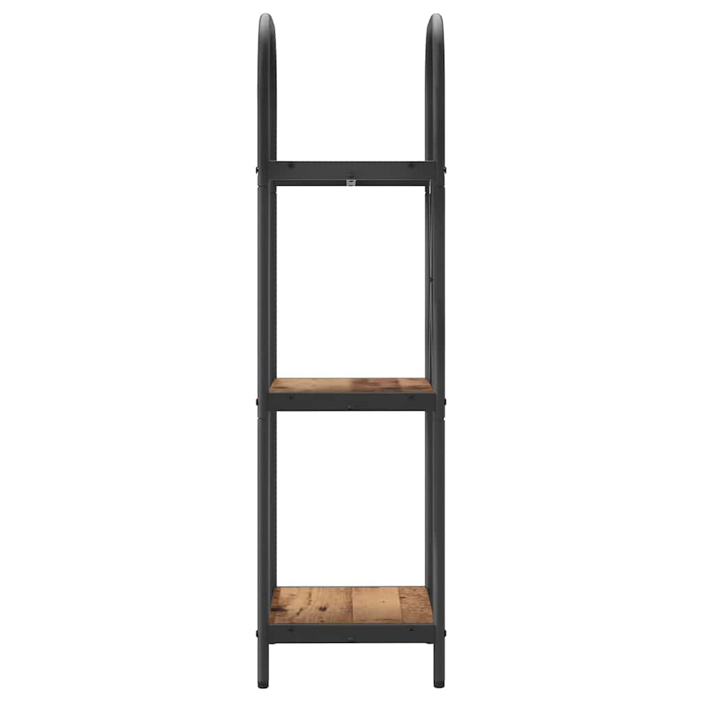 Bokhylle Gammelt tre 40 x 30 x 109 cm Konstruert tre