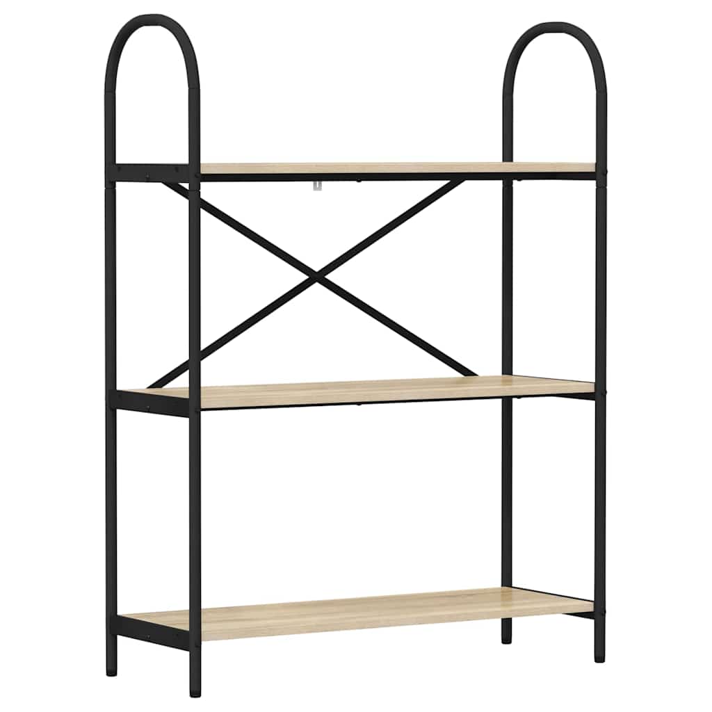 Bokhylle Sonoma eik 80 x 30 x 109 cm Konstruert tre