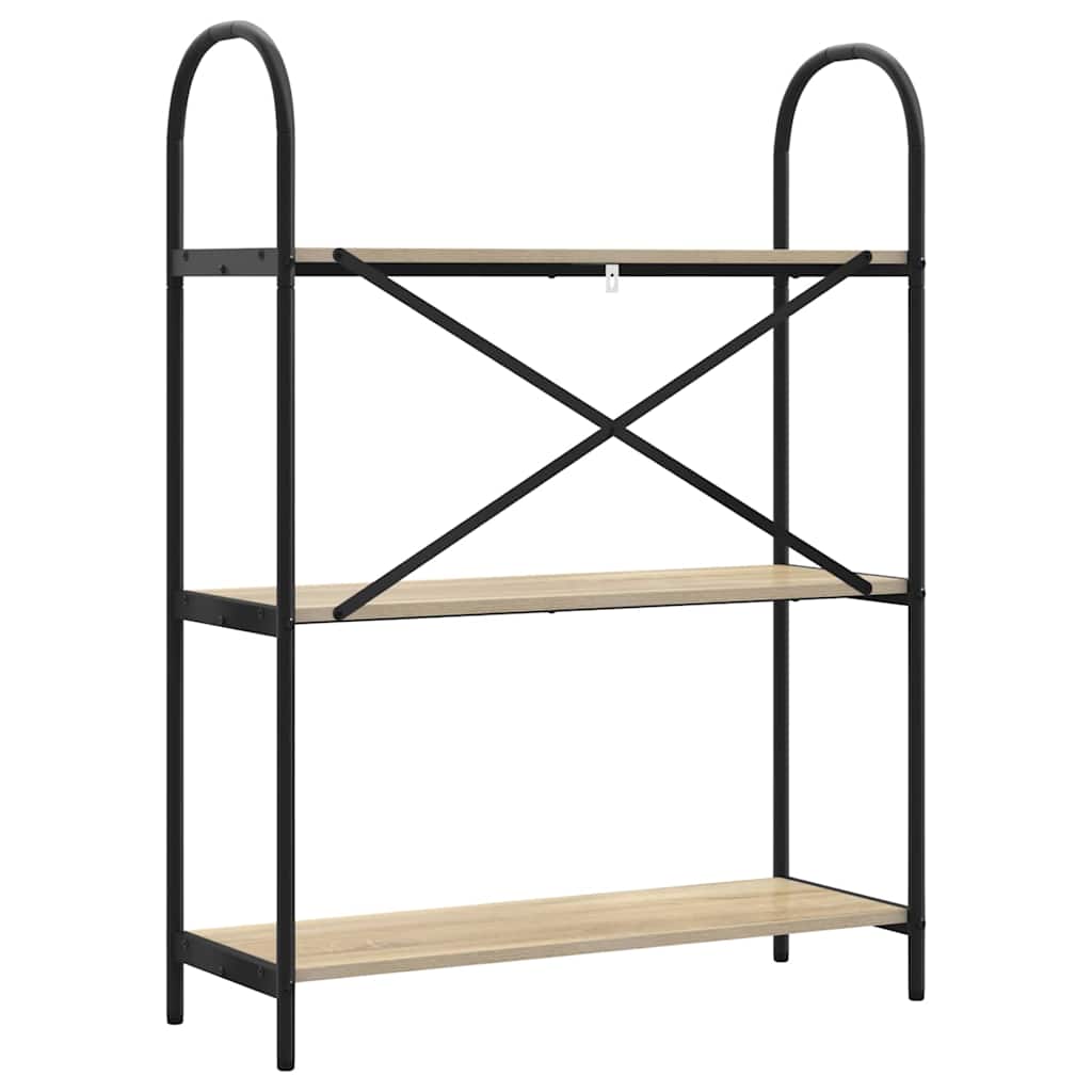 Bokhylle Sonoma eik 80 x 30 x 109 cm Konstruert tre