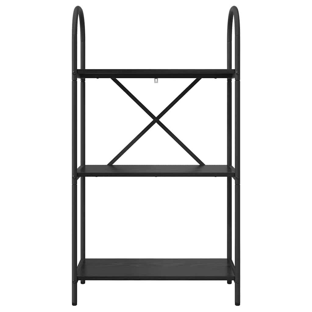 Bokhylle Svart Eik 60 x 30 x 109 cm Konstruert tre