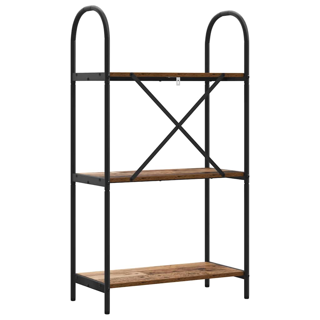 Bokhylle Gammelt tre 60 x 30 x 109 cm Konstruert tre
