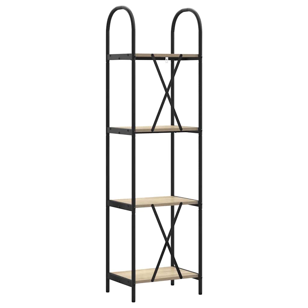 Bokhylle Sonoma eik 40 x 30 x 146 cm Konstruert tre