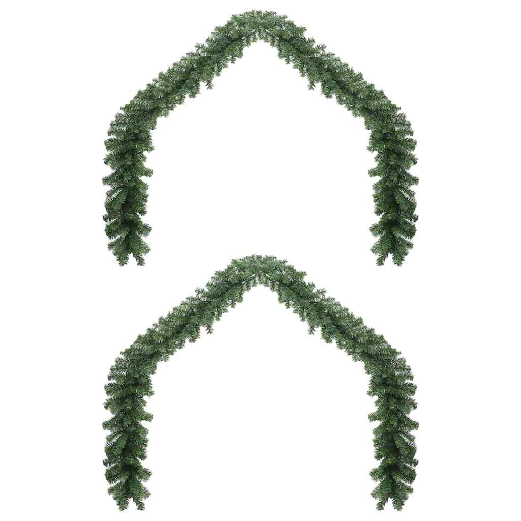 Julekrans 2 pcs grønn 20 m PVC