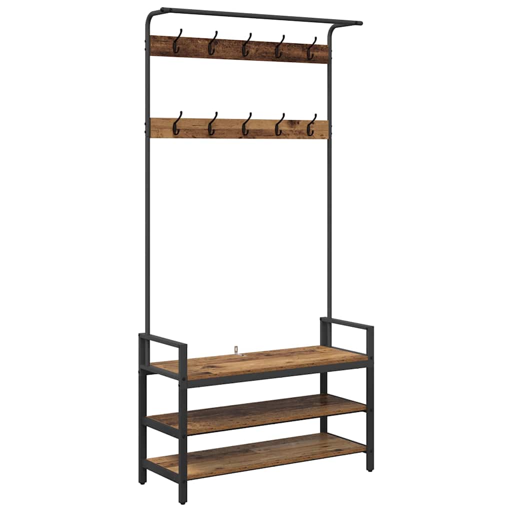 Kleshenger Gammelt tre 95 x 34 x 184 cm Konstruert tre