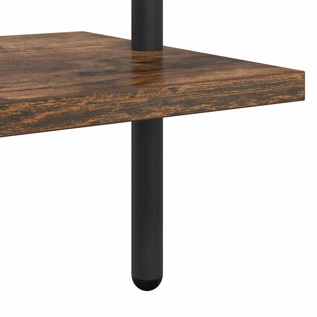 Bokhylle Røkt eik 60 x 24 x 168 cm Konstruert tre