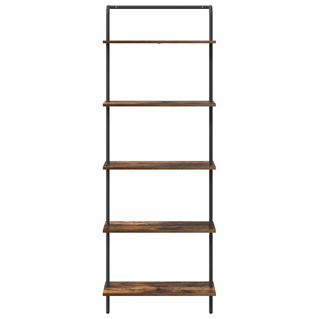 Bokhylle Røkt eik 60 x 24 x 168 cm Konstruert tre