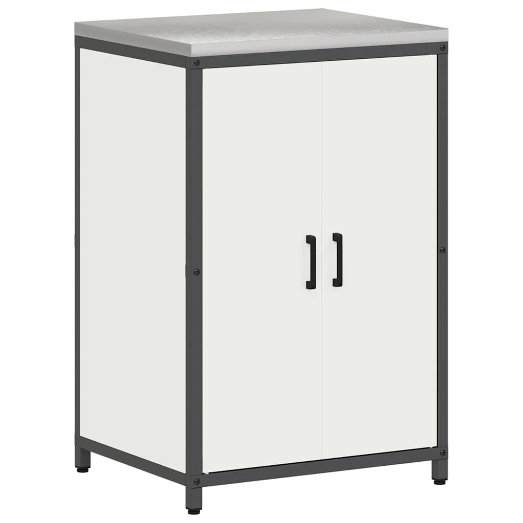 Kjøkkenoppbevaringssett med hylle 3 pcs Hvit 240 x 50 x 92 cm