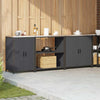 Kjøkkenoppbevaringssett Annet 3 pcs Antrasitt 240 x 50 x 92 cm