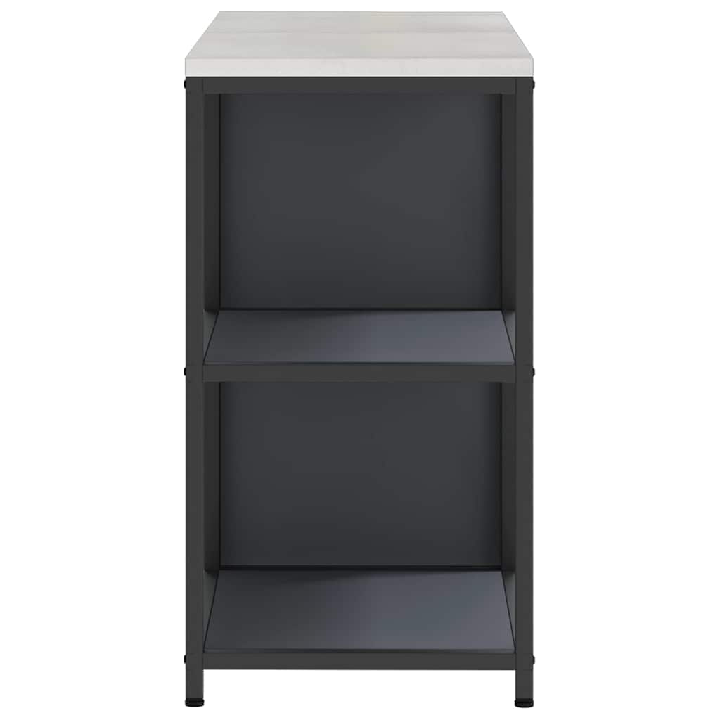 Kjøkkenoppbevaringssett 2 pcs Antrasitt 150 x 50 x 92 cm