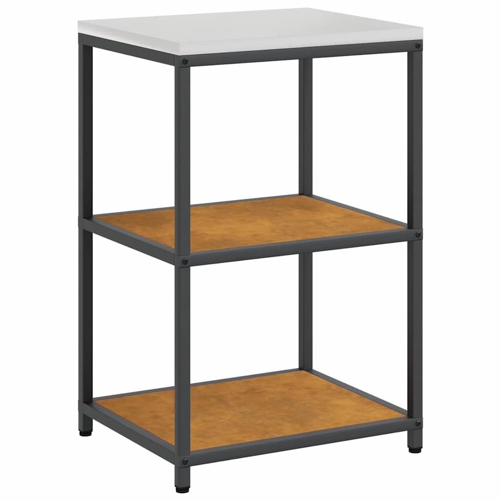 Kjøkkenoppbevaringssett med hylle 2 pcs Rusten 150 x 50 x 92 cm