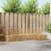Utendørs sofa-sett 5 pcs Hvit Solid akasietre