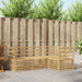 Sofasett 4 pcs Hvit 185,5 x 126,5 x 73 cm Solid akasietre