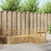 Sofasett 4 pcs Hvit 187,5 x 128,5 x 73 cm Solid akasietre
