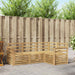 Sofasett 4 pcs Hvit 190 x 130,5 x 73 cm Solid akasietre