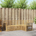 Sofasett 4 pcs Hvit 187,5 x 128,5 x 73 cm Solid akasietre