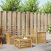 Utendørs sofa-sett 5 pcs Hvit 59 x 59 x 37 cm Solid akasietre