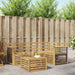 Utendørs sofa-sett 5 pcs Hvit 59 x 59 x 37 cm Solid akasietre