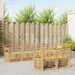 Utendørs sofa-sett 8 pcs Hvit 306 x 128,5 x 73 cm