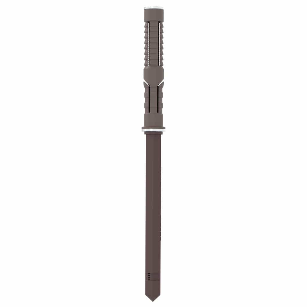 Flytende hyllebraketter 12 pcs Beige Ø10 x 170 mm Stål
