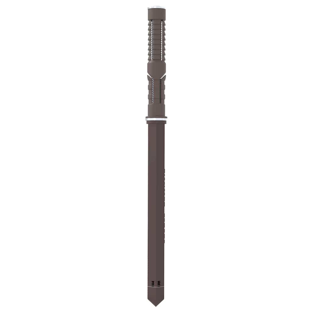 Flytende hyllebraketter 12 pcs Beige Ø12 x 190 mm Stål