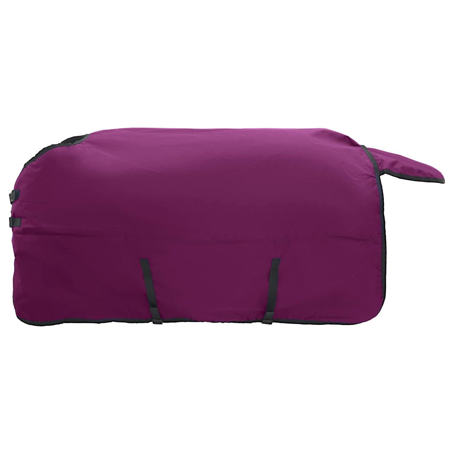 Hestepledd Mørk Grønn og Svart 95 cm Polyester