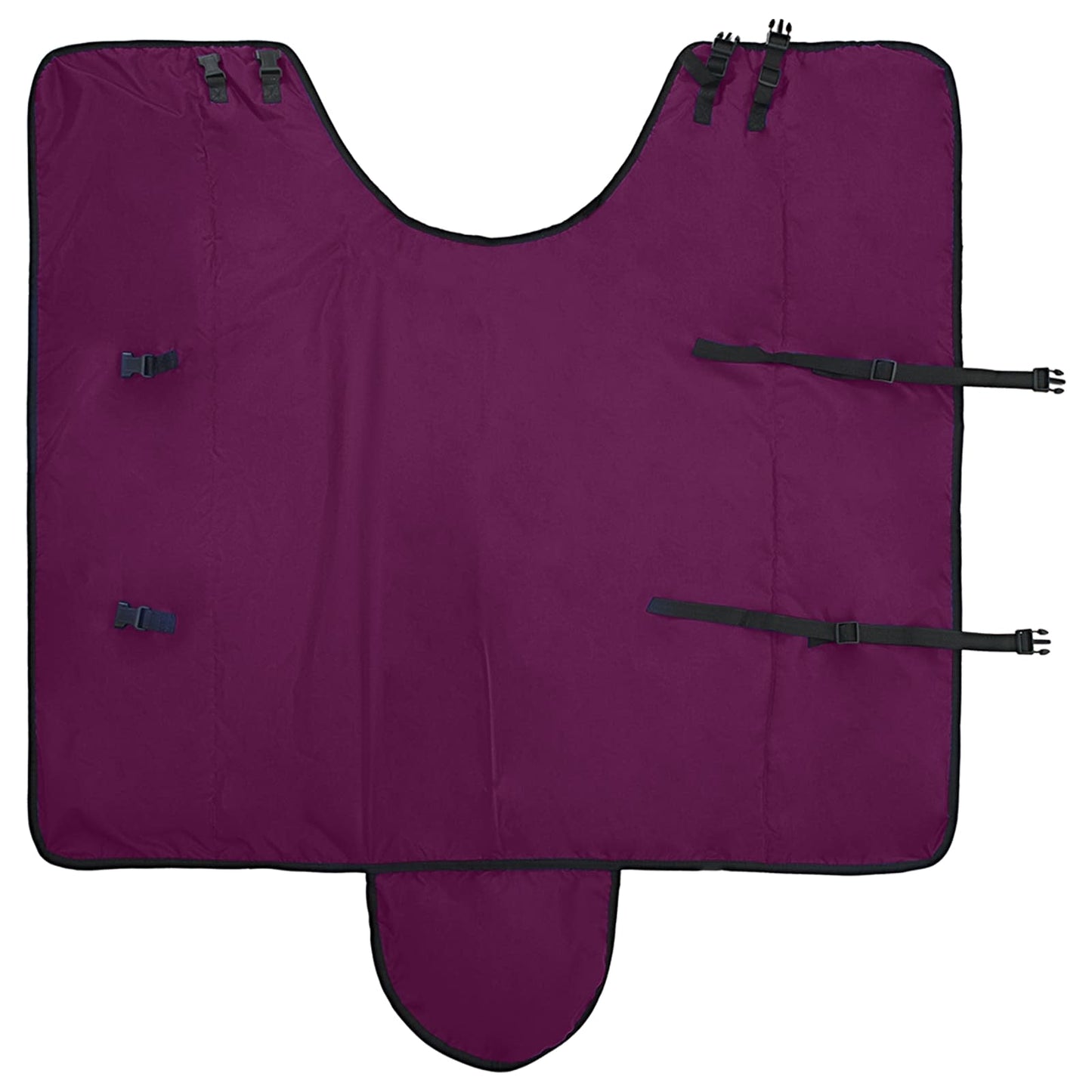 Hestepledd Mørk Grønn og Svart 95 cm Polyester