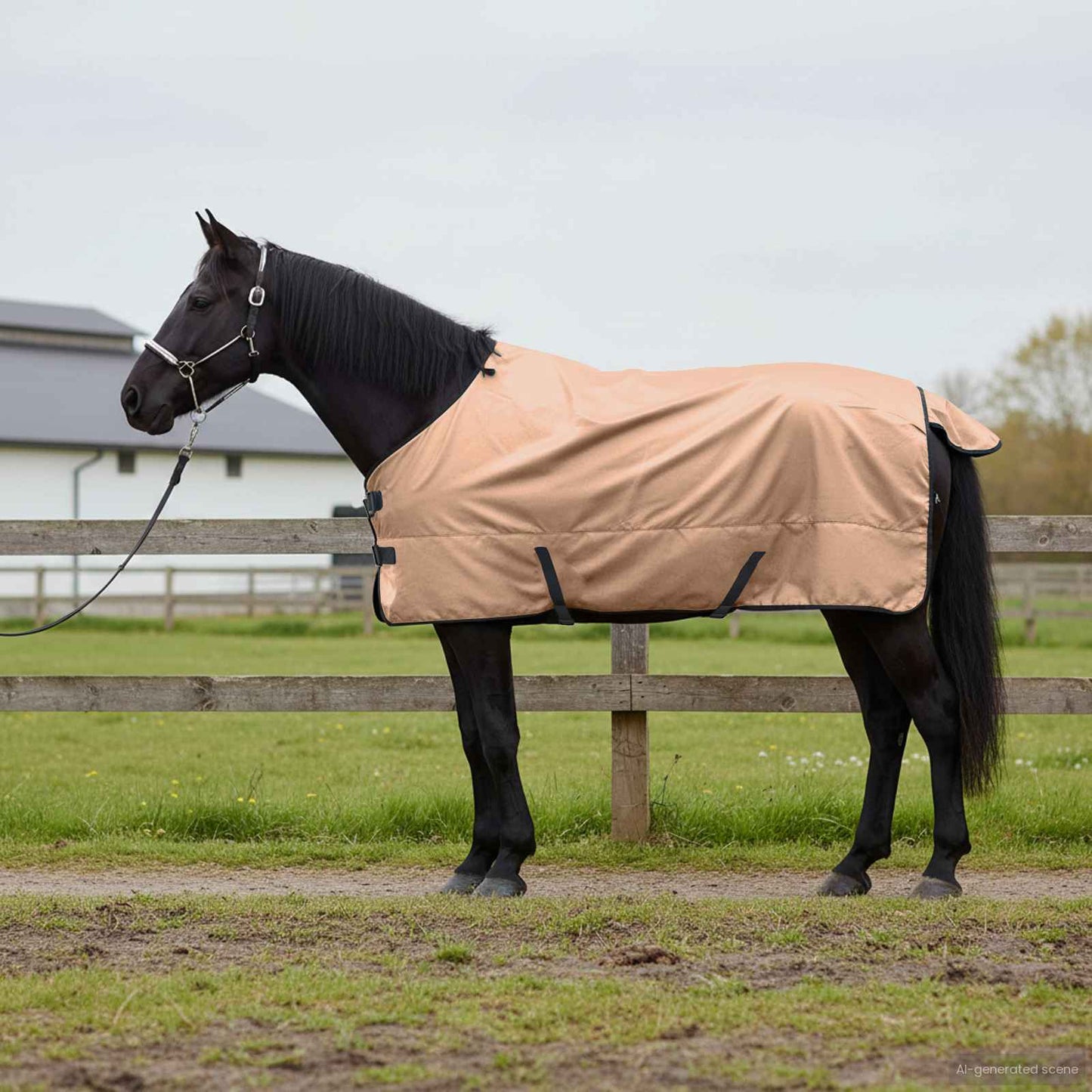 Hestepledd Cappuccino 155 cm Polyester